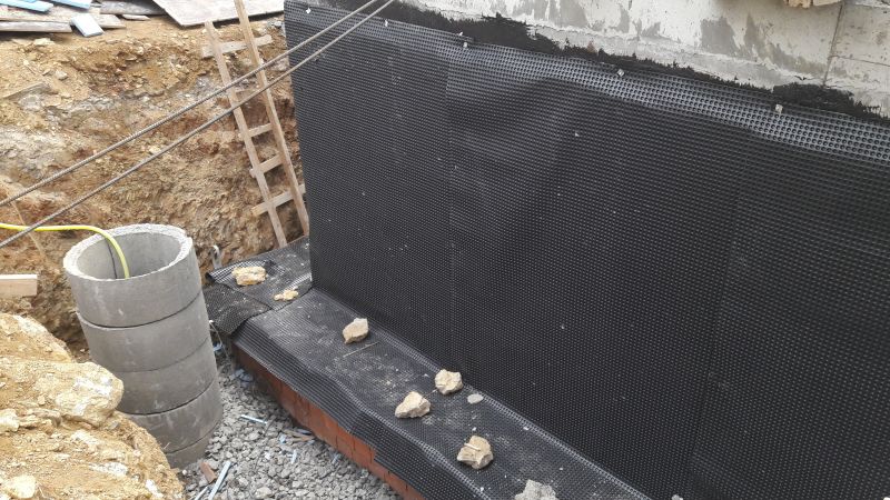 Waterproofing Membrane on Basement Walls